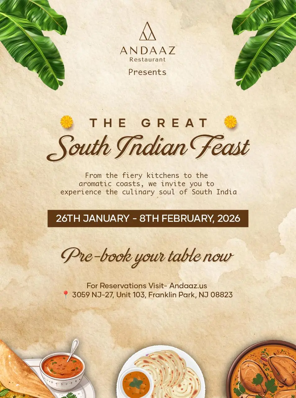 South Indian Feast